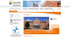 Desktop Screenshot of ilm-kreis-kliniken.de